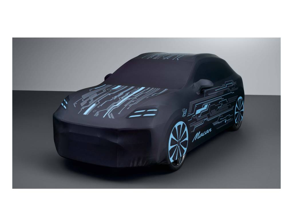 Porsche - Macan (H2) Indoor Car Cover Black Electric Design - Genuine Product