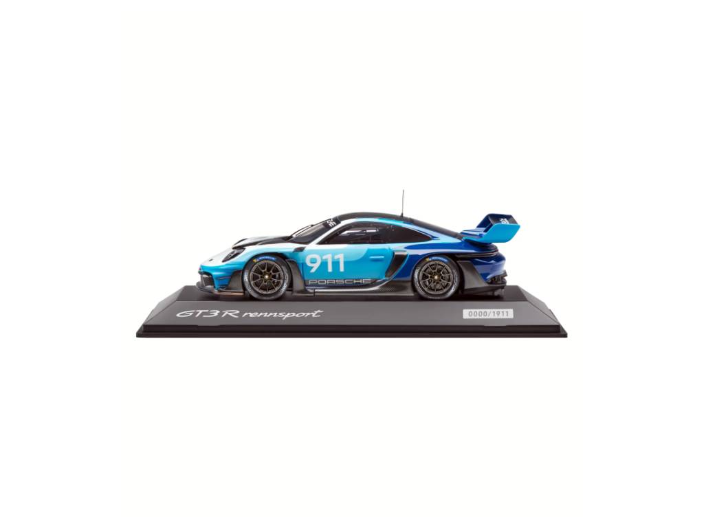 Porsche - Porsche 911 GT3 R Rennsport Limited Edition 1:43 White Blue  - Genuine Product