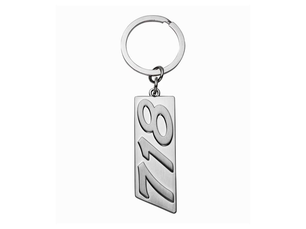 Porsche - Key Ring With 718 Lettering - Genuine Product