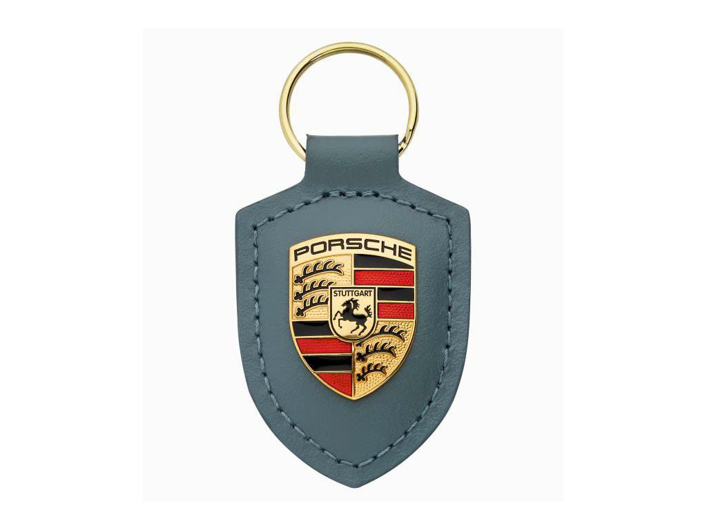 Porsche - 60 Year 911 Collection Crest Key Ring Shoreblue - Genuine Product