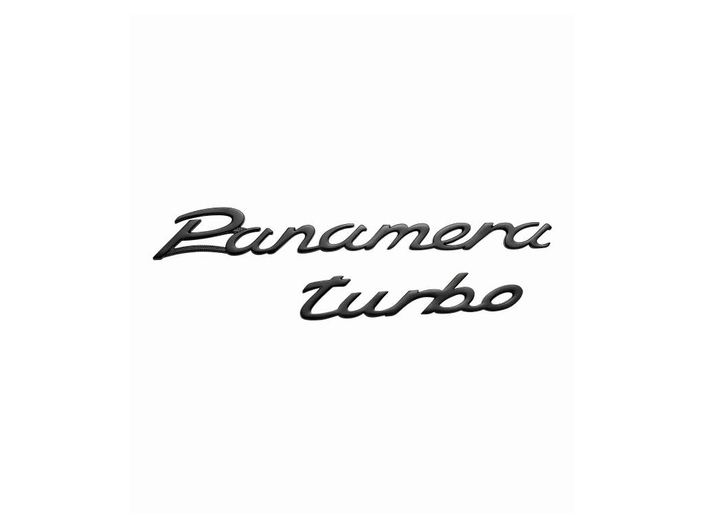Porsche - Panamera Turbo 2 Piece Magnet Set Black - Genuine Product
