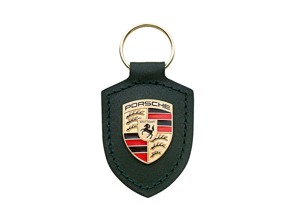 Porsche - Key Tag Crest Irish Green Driven By Dreams - Genuine Product