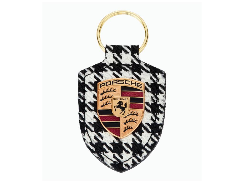 Porsche - Pepita Crest Key Ring - Genuine Product