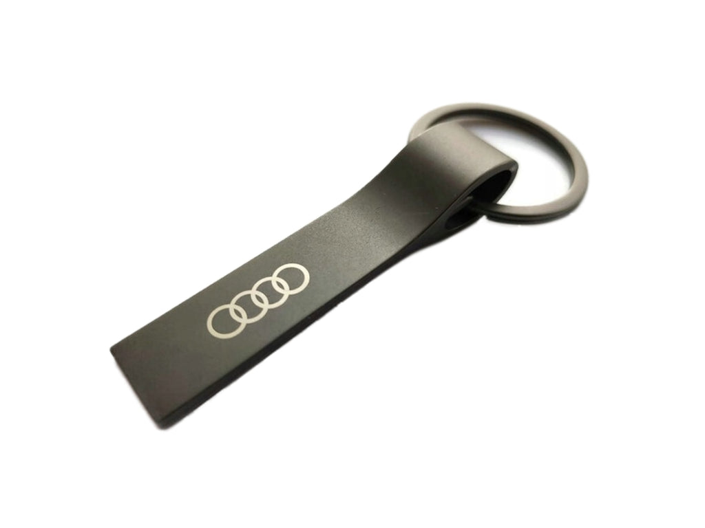 Audi - Metal Key Tag Gunmetal - Licenced Product