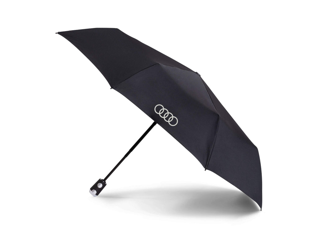 Audi - Umbrella Black Silver Pocket Size - Genuine Product