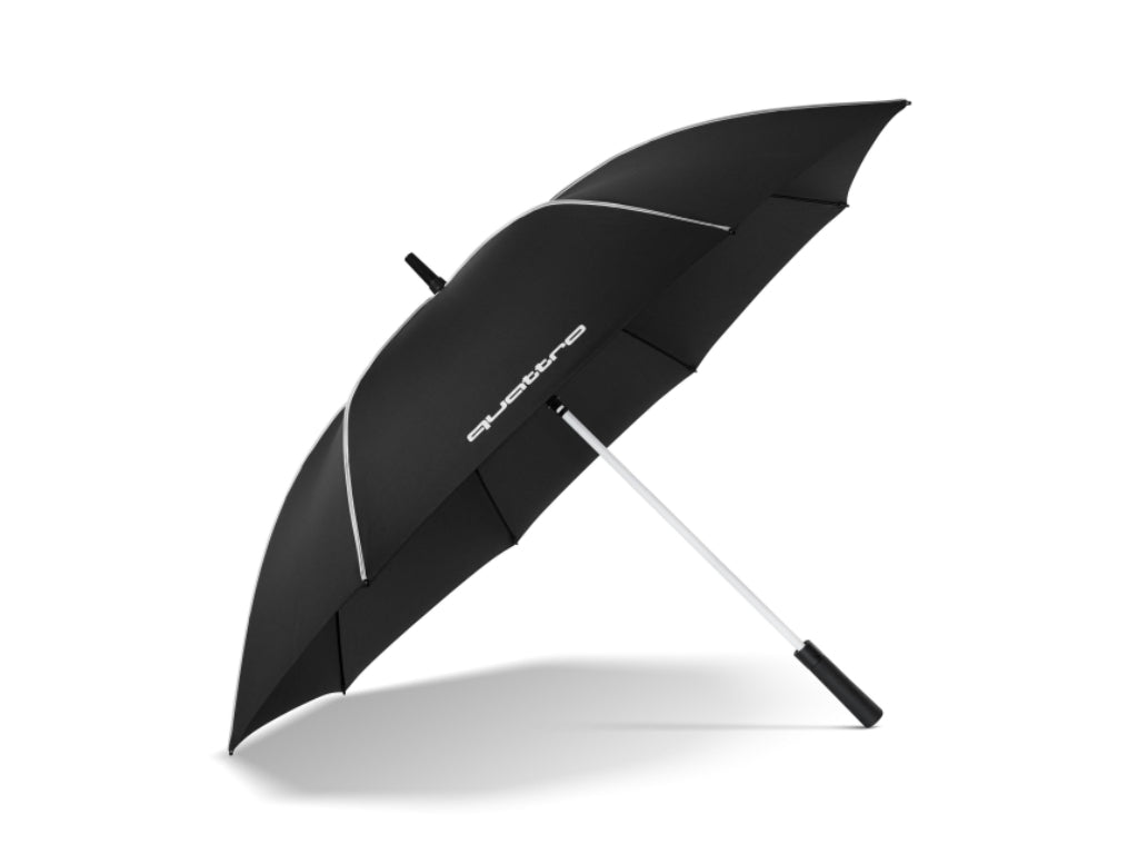 Audi - Quattro Umbrella Black White Big - Genuine Product