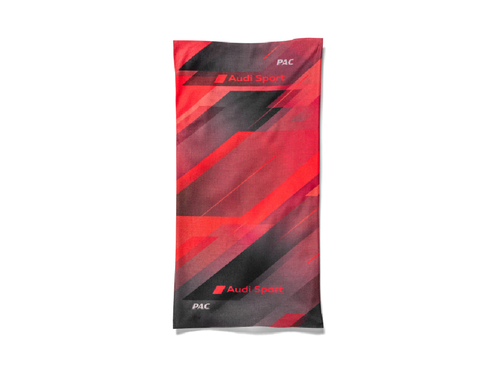 Audi - Sport Tubular Scarf Red Grey - Genuine Product