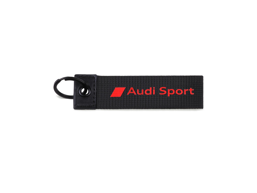 Audi - Sport Key Ring Black Red - Genuine Product