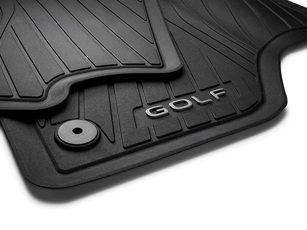 VW Golf  Front Rubber Floor Mats  -  Genuine Product