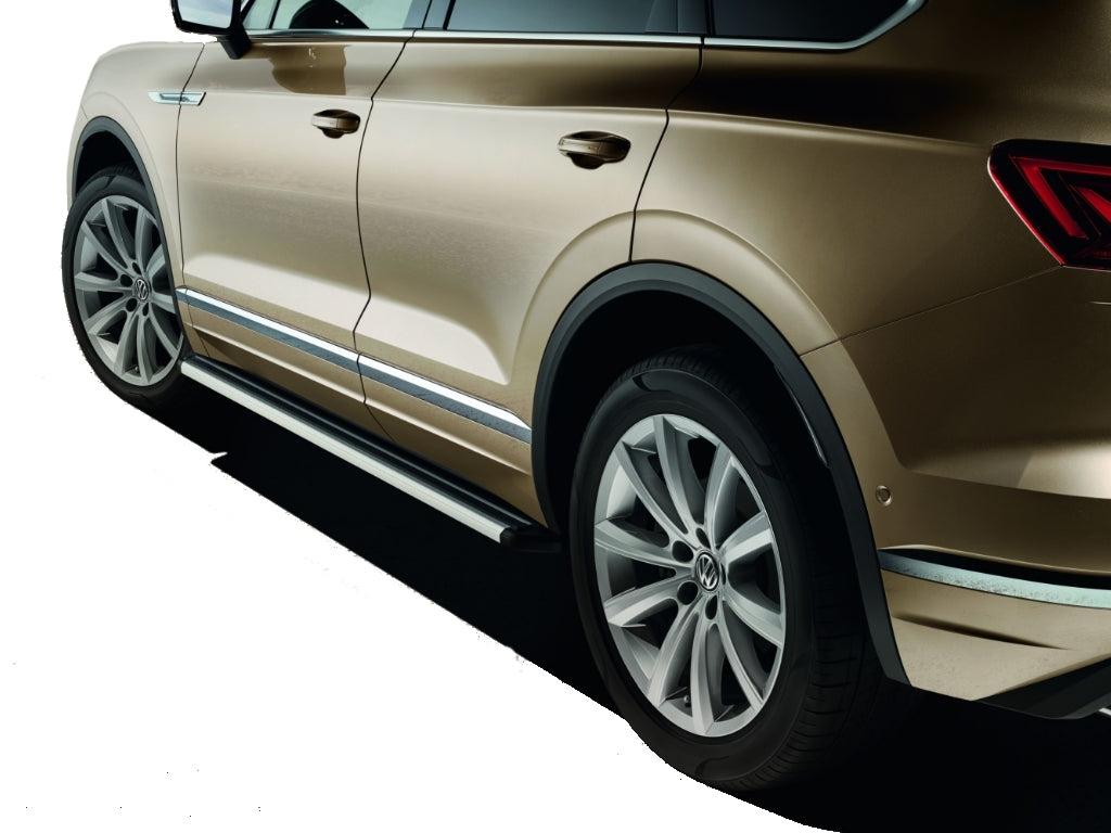 Volkswagen Touareg Silver Running Boards   -  Genuine Product