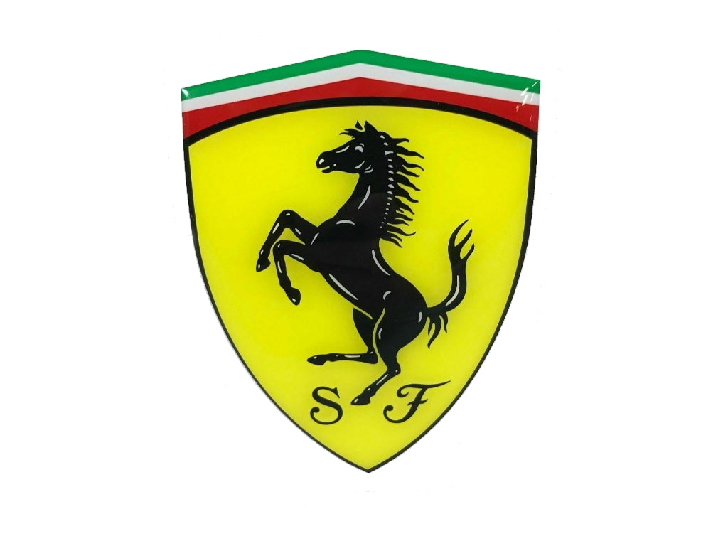 Ferrari Resin Sticker - Genuine Product