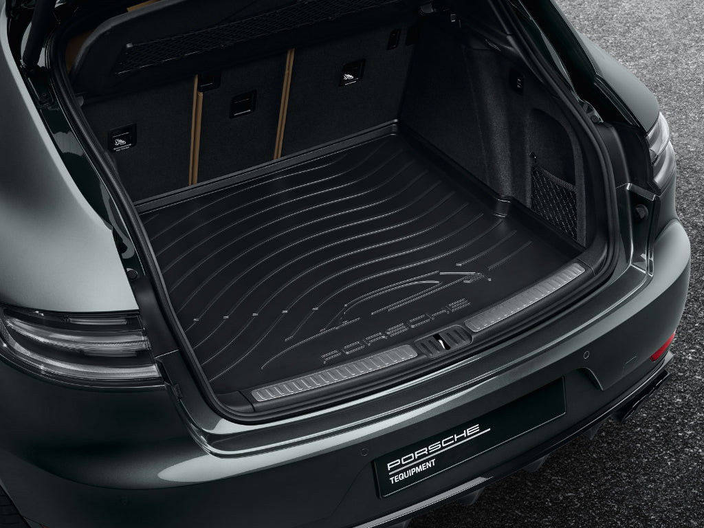 Porsche Macan Luggage Compartment Liner in a car
