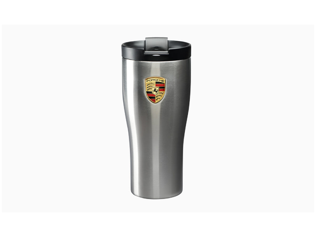 Porsche - Thermal Mug Stainless Steel Silver - Genuine Product