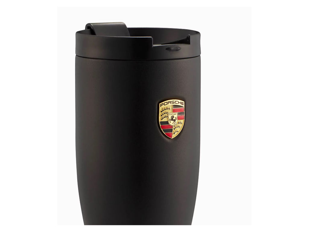 Porsche - XL Thermal Mug Essential Black - Genuine Product