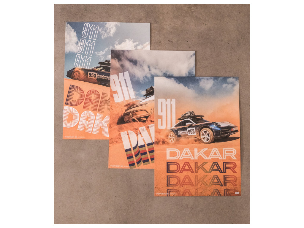Porsche - Poster Set 911 Dakar - Genuine Product